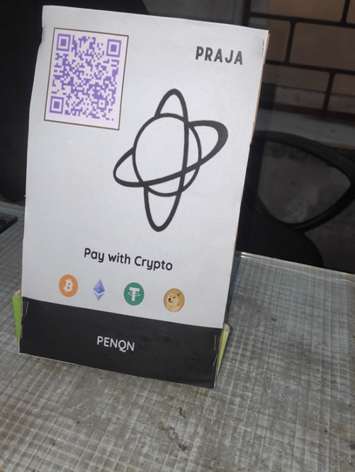 PRAJA QR Code at Partner Outlet